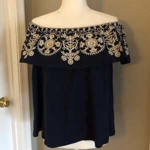 Anthropologie Luna Moon Off the Shoulder Top - Med